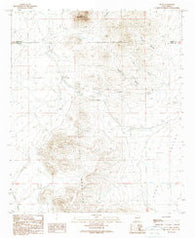 Nutt New Mexico Historical topographic map, 1:24000 scale, 7.5 X 7.5 Minute, Year 1989