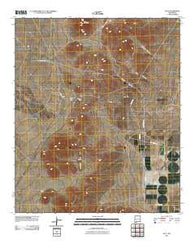 Nutt New Mexico Historical topographic map, 1:24000 scale, 7.5 X 7.5 Minute, Year 2010