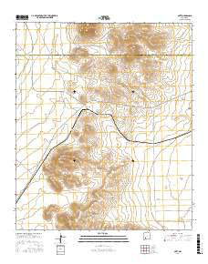 Nutt New Mexico Current topographic map, 1:24000 scale, 7.5 X 7.5 Minute, Year 2017