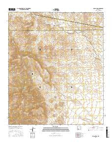 OK Canyon New Mexico Current topographic map, 1:24000 scale, 7.5 X 7.5 Minute, Year 2017