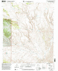 O Bar O Canyon East New Mexico Historical topographic map, 1:24000 scale, 7.5 X 7.5 Minute, Year 1999