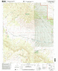 O Bar O Canyon West New Mexico Historical topographic map, 1:24000 scale, 7.5 X 7.5 Minute, Year 1999