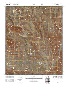 O Bar O Canyon East New Mexico Historical topographic map, 1:24000 scale, 7.5 X 7.5 Minute, Year 2011