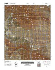 O Bar O Canyon West New Mexico Historical topographic map, 1:24000 scale, 7.5 X 7.5 Minute, Year 2011
