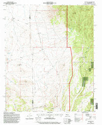 Oak Peak New Mexico Historical topographic map, 1:24000 scale, 7.5 X 7.5 Minute, Year 1995