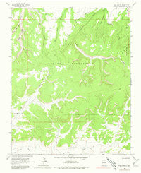Oak Spring New Mexico Historical topographic map, 1:24000 scale, 7.5 X 7.5 Minute, Year 1963