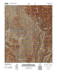 Oak Peak New Mexico Historical topographic map, 1:24000 scale, 7.5 X 7.5 Minute, Year 2011