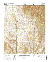 Oak Peak New Mexico Historical topographic map, 1:24000 scale, 7.5 X 7.5 Minute, Year 2013