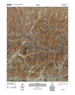 Oak Spring New Mexico Historical topographic map, 1:24000 scale, 7.5 X 7.5 Minute, Year 2010
