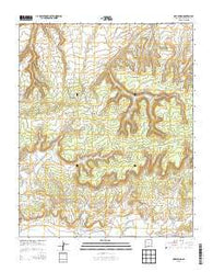 Oak Spring New Mexico Historical topographic map, 1:24000 scale, 7.5 X 7.5 Minute, Year 2013