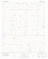 Oasis New Mexico Historical topographic map, 1:24000 scale, 7.5 X 7.5 Minute, Year 1973