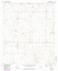 Oasis New Mexico Historical topographic map, 1:24000 scale, 7.5 X 7.5 Minute, Year 1973