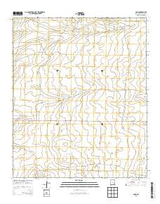 Oasis New Mexico Historical topographic map, 1:24000 scale, 7.5 X 7.5 Minute, Year 2013