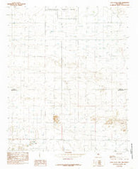 Oasis State Park New Mexico Historical topographic map, 1:24000 scale, 7.5 X 7.5 Minute, Year 1985