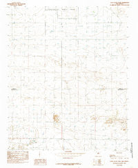 Oasis State Park New Mexico Historical topographic map, 1:24000 scale, 7.5 X 7.5 Minute, Year 1985