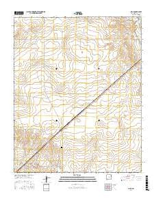 Obar New Mexico Current topographic map, 1:24000 scale, 7.5 X 7.5 Minute, Year 2017