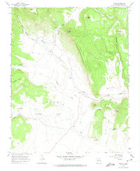Ocate New Mexico Historical topographic map, 1:24000 scale, 7.5 X 7.5 Minute, Year 1966