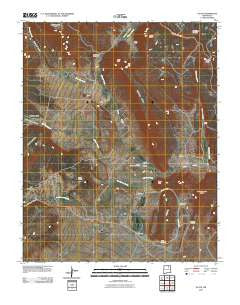 Ocate New Mexico Historical topographic map, 1:24000 scale, 7.5 X 7.5 Minute, Year 2010
