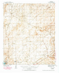 Oil City New Mexico Historical topographic map, 1:62500 scale, 15 X 15 Minute, Year 1943