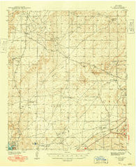 Oil City New Mexico Historical topographic map, 1:62500 scale, 15 X 15 Minute, Year 1943