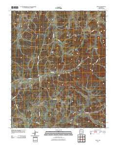 Ojito New Mexico Historical topographic map, 1:24000 scale, 7.5 X 7.5 Minute, Year 2010