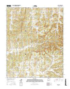 Ojito New Mexico Current topographic map, 1:24000 scale, 7.5 X 7.5 Minute, Year 2017
