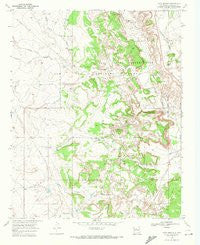 Ojito Spring New Mexico Historical topographic map, 1:24000 scale, 7.5 X 7.5 Minute, Year 1969