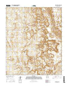 Ojito Spring New Mexico Current topographic map, 1:24000 scale, 7.5 X 7.5 Minute, Year 2017
