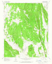 Ojitos Frios New Mexico Historical topographic map, 1:24000 scale, 7.5 X 7.5 Minute, Year 1961