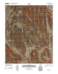 Ojitos Frios New Mexico Historical topographic map, 1:24000 scale, 7.5 X 7.5 Minute, Year 2010
