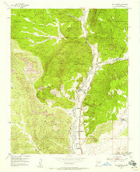 Ojo Caliente New Mexico Historical topographic map, 1:24000 scale, 7.5 X 7.5 Minute, Year 1953