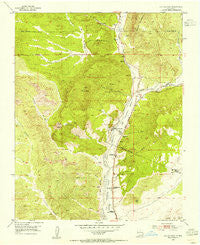 Ojo Caliente New Mexico Historical topographic map, 1:24000 scale, 7.5 X 7.5 Minute, Year 1953