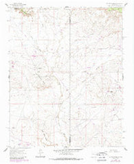 Ojo Encino Mesa New Mexico Historical topographic map, 1:24000 scale, 7.5 X 7.5 Minute, Year 1961