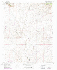 Ojo Encino Mesa New Mexico Historical topographic map, 1:24000 scale, 7.5 X 7.5 Minute, Year 1961