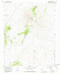 Ojo Feliz New Mexico Historical topographic map, 1:24000 scale, 7.5 X 7.5 Minute, Year 1966