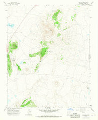 Ojo Feliz New Mexico Historical topographic map, 1:24000 scale, 7.5 X 7.5 Minute, Year 1966