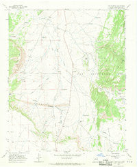 Ojo Hedionda New Mexico Historical topographic map, 1:24000 scale, 7.5 X 7.5 Minute, Year 1966