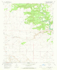 Ojo Negro Creek New Mexico Historical topographic map, 1:24000 scale, 7.5 X 7.5 Minute, Year 1966