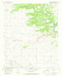 Ojo Negro Creek New Mexico Historical topographic map, 1:24000 scale, 7.5 X 7.5 Minute, Year 1966
