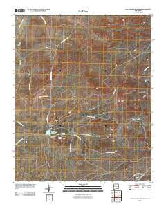 Ojo Caliente Reservoir New Mexico Historical topographic map, 1:24000 scale, 7.5 X 7.5 Minute, Year 2010