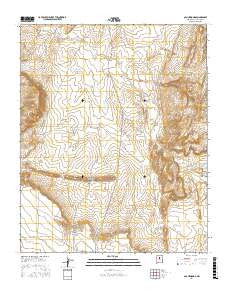 Ojo Hedionda New Mexico Current topographic map, 1:24000 scale, 7.5 X 7.5 Minute, Year 2017