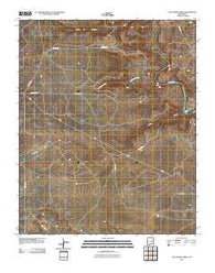 Ojo Negro Creek New Mexico Historical topographic map, 1:24000 scale, 7.5 X 7.5 Minute, Year 2010