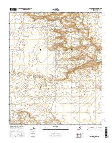 Ojo Negro Creek New Mexico Current topographic map, 1:24000 scale, 7.5 X 7.5 Minute, Year 2017