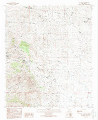 Ok Canyon New Mexico Historical topographic map, 1:24000 scale, 7.5 X 7.5 Minute, Year 1989