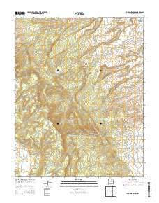 Old Pine Spring New Mexico Historical topographic map, 1:24000 scale, 7.5 X 7.5 Minute, Year 2013