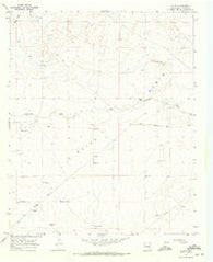 Olive New Mexico Historical topographic map, 1:24000 scale, 7.5 X 7.5 Minute, Year 1967