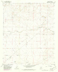 Olive New Mexico Historical topographic map, 1:24000 scale, 7.5 X 7.5 Minute, Year 1967