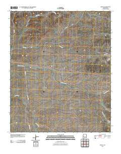 Omega New Mexico Historical topographic map, 1:24000 scale, 7.5 X 7.5 Minute, Year 2010