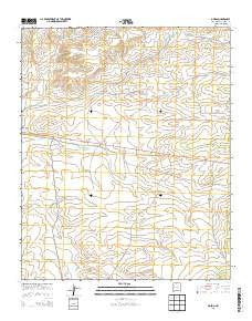 Omega New Mexico Historical topographic map, 1:24000 scale, 7.5 X 7.5 Minute, Year 2013