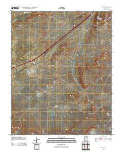 Onava New Mexico Historical topographic map, 1:24000 scale, 7.5 X 7.5 Minute, Year 2010